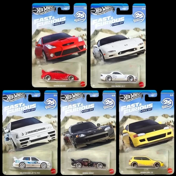Hot Wheels Fast & Furious Race Off 5'li Set HNR88-979P ürün görseli 1