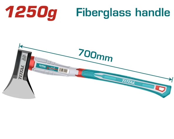 TOTAL FİBERGLAS SAPLI BALTA 1250 G THAX061250 ürün görseli 1
