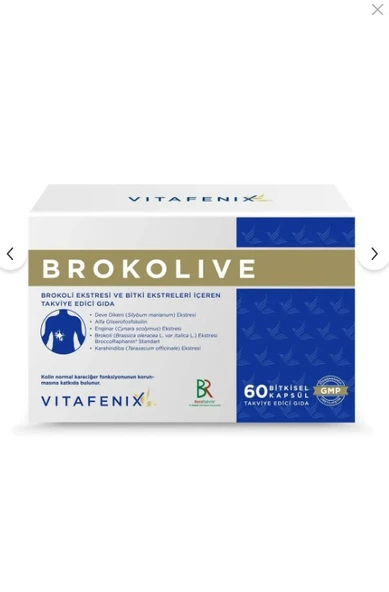 Vitafenix Brokolive - Brokoli Ekstresi 60 Kapsül ürün görseli 1