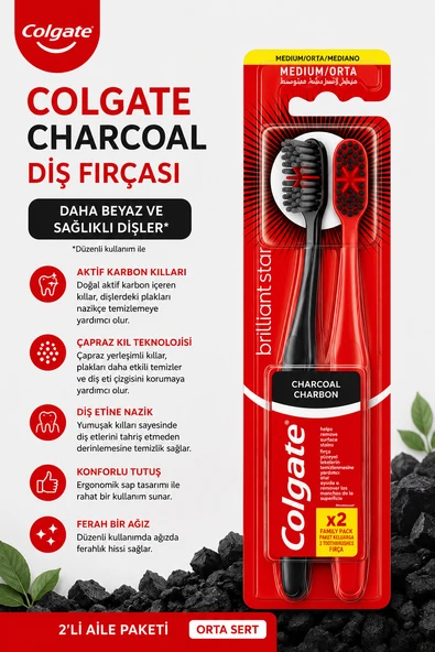 CC-8718951736856 - Brilliantstar Diş Fırçası 2li ürün görseli 1