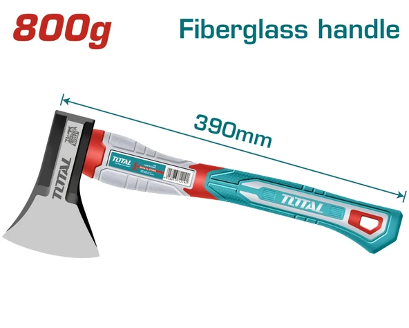 TOTAL FİBERGLAS SAPLI BALTA 800 G THAX061800 ürün görseli 1