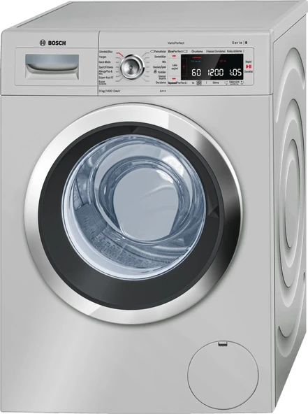 Bosch WAW2856XTR 1400 Devir 9 kg İnox Çamaşır Makinesi ürün görseli 1