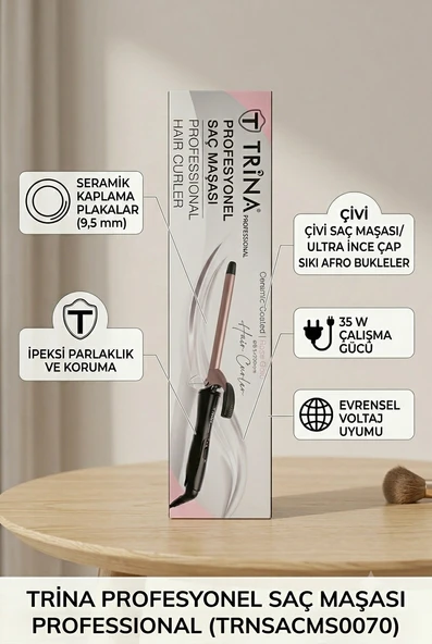 Trina Bronz Saç Maşası Çivi (9,5 Mm ) 0070 ürün görseli 1