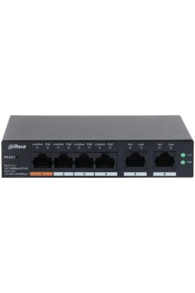 Dahua Cs4006-4Et-60 4Fe Poe Port (60W), 2Ge Uplink Cloud Managed Switch ürün görseli 1