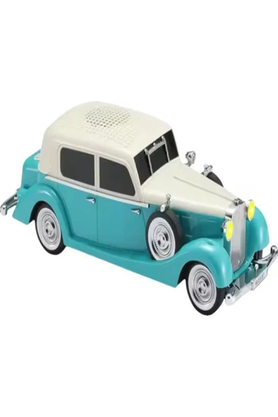 WS-1934 Pontiac Sedan Diecast Araba Bluetooth Hoparlör Işıklı, FM Radyo ve USB Destekli Müzik Kutusu ürün görseli 1