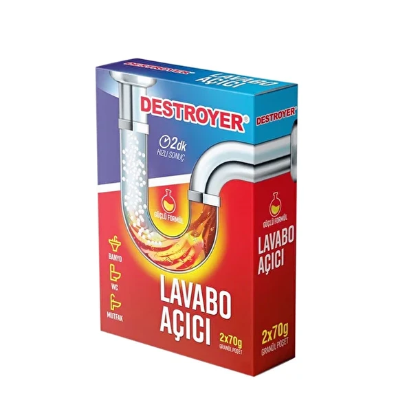 DESTROYER LAVABO AÇICI 2X70GR ürün görseli 1