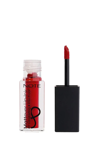 Note Mattever Lip-Ink 14 Unpredictable Red Mat ve Kalıcı Likit Ruj - Kırmızı ürün görseli 1
