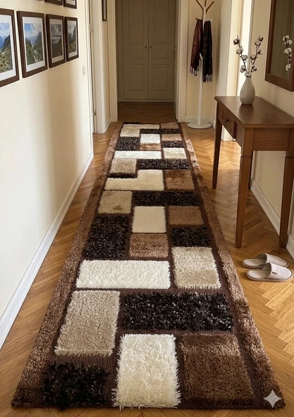 Merinos Shaggy Halı 80x315 Yolluk Halı ürün görseli 1