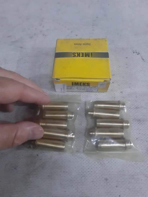 takım fiyatıdır 10adet Volkswagen Motor Subap Gayd Takımı Kayıt Takım  uyduğu modeller Ürün Açıklaması Aşağıda No:037103419B İMEKS No 3110 ürün görseli 1