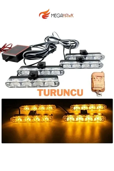 Panjur İçi Çakar Turuncu 4x4 Uzaktan Kumandalı ürün görseli 1