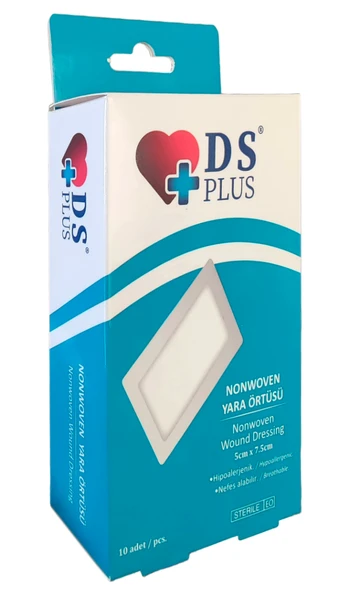 DS Plus Nonwoven Yara Örtüsü 5x7,5 cm 10lu ürün görseli 1