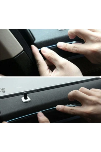 ARAÇ İÇİ LED IP NEON KIRMIZI 2MT - Resim 3