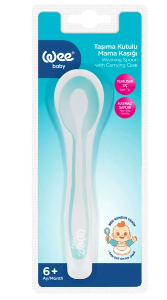Wee Baby 306 Taşıma Kutulu Mama Kaşığı ürün görseli 1