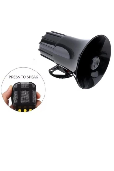 7 Sesli 100 Decibel Mikrofonlu Siren - Resim 2
