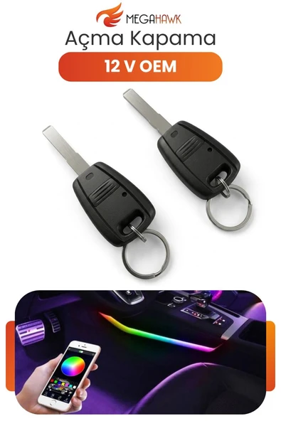 12V Uzaktan Kumandalı Açma Kapama Modülü Universal Araç Kontrol Sistemi Seti T-178 ürün görseli 1