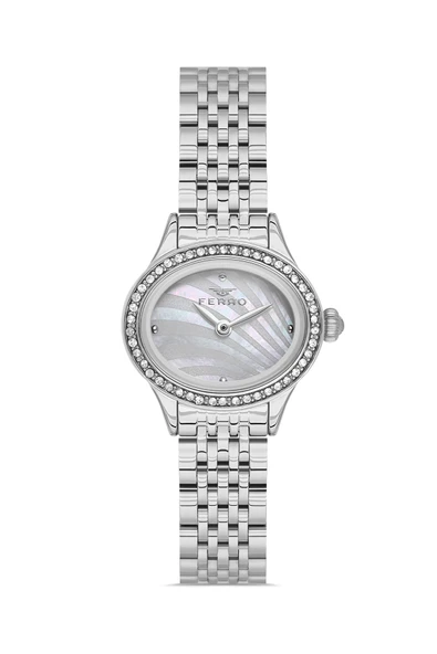 Ferro FL21753A-A Quartz Çelik Gri 26 mm Kadın Kol Saati ürün görseli 1