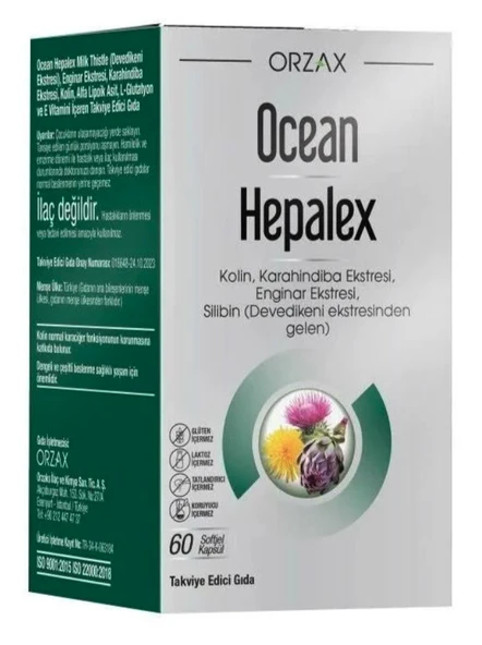 Ocean Hepalex 60 Softjel Kapsül ürün görseli 1