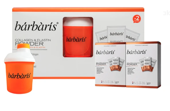 Barbaris Kolajen Elastin Powder 30x2 Saşe - Shaker Hediyeli ürün görseli 1