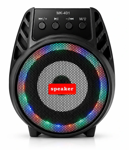 Mikrofon Girişi ile Karaoke Keyfi USB TF Kart ve AUX Desteği Bluetooth Hoparlör ürün görseli 1