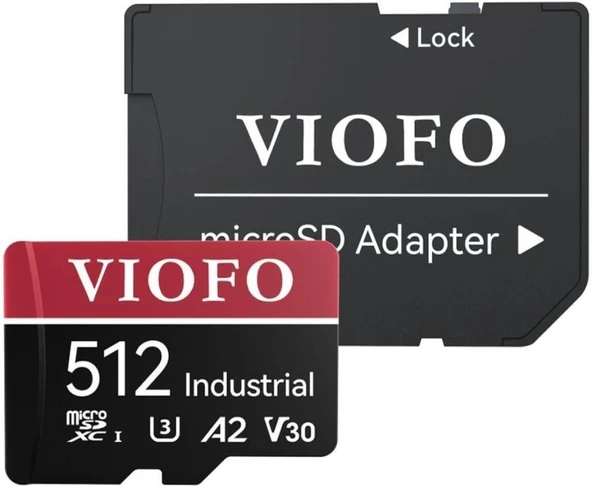 Viofo High Endurance Class 10 UHS-I U3 A2 V30 512 GB Micro SD Kartı Teşhir ürün görseli 1