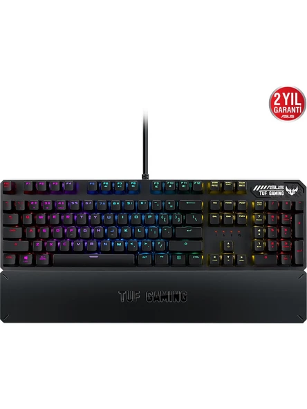 OUTLET Asus TUF K3 RGB Red Switch Kablolu Mekanik Oyuncu Klavyesi ürün görseli 1