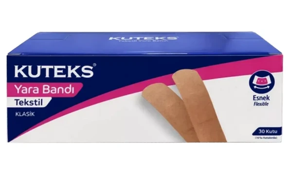 Kuteks Tekstil Klasik Yara Bandı 30lu ürün görseli 1
