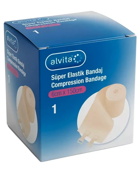 Alvita Süper Elastik Bandaj 6x150 cm ürün görseli 1