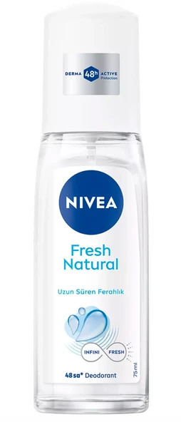 Nivea Fresh Natural 75 ml Kadın Deodorant ürün görseli 1