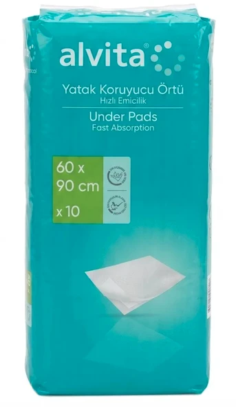 Alvita Yatak Koruyucu Örtü 60x90 cm 10lu ürün görseli 1