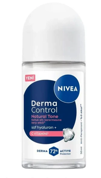Nivea Kadın Roll-on Deodorant Derma Control Natural Tone 50ml ürün görseli 1