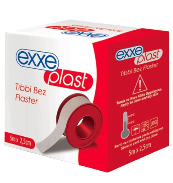 Exxe Plast Tıbbi Bez Flaster 5 m x 2,5 cm ürün görseli 1