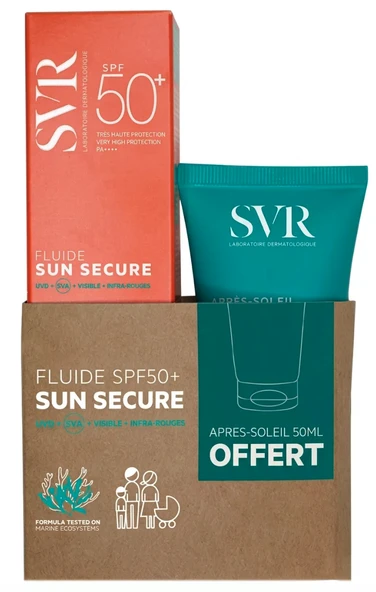 Svr Sun Secure Fluide Spf50+ 50 ml After Sun 50 ml HEDİYE ürün görseli 1
