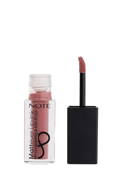 Note Mattever Lip-Ink 08 Antique Pink Mat ve Kalıcı Likit Ruj - Pembe ürün görseli 1
