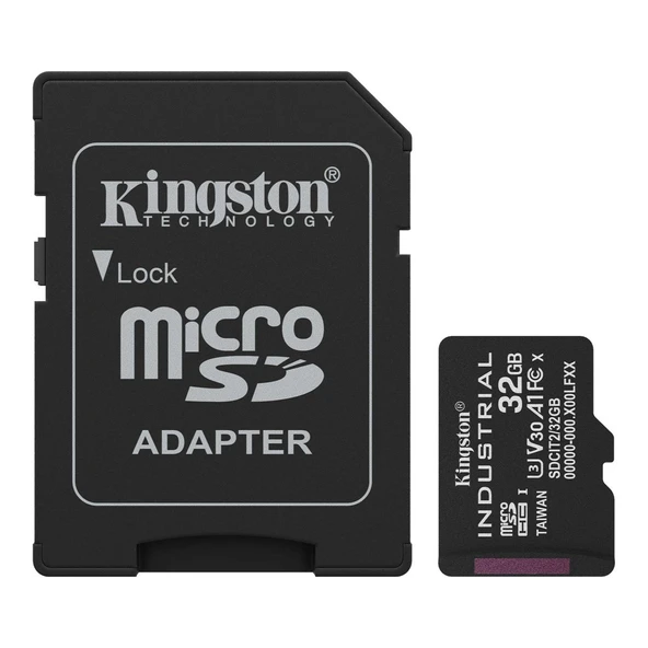 Kingston SDCIT2/32GB microSDHC Industrial C10 A1 pSLC Ca ürün görseli 1