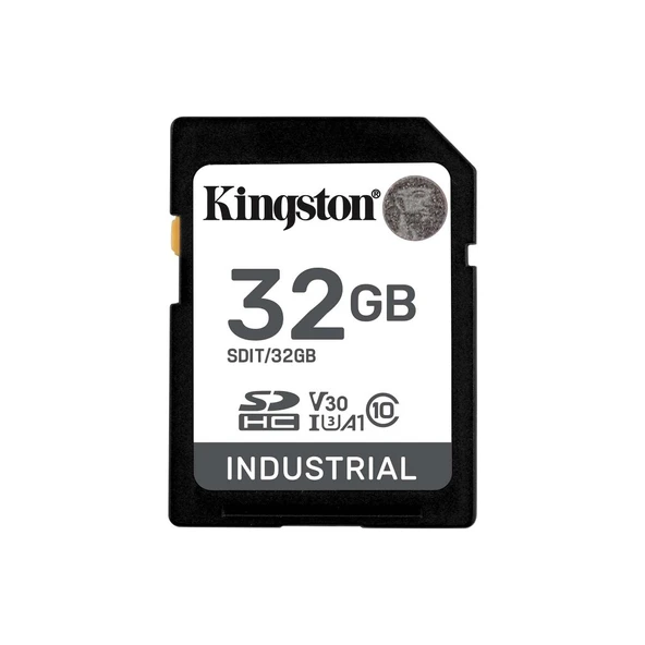 Kingston SDIT/32GB SDHC Industrial -40C to 85C C10 ürün görseli 1