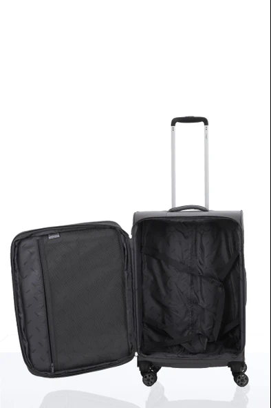 V2411 SUPER LIGHT VALİZ BLACK SET - Resim 12