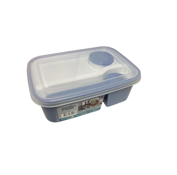 Smart 5 Parça 840 Ml 2  Bölmeli Lunch Box 5218 - Resim 3