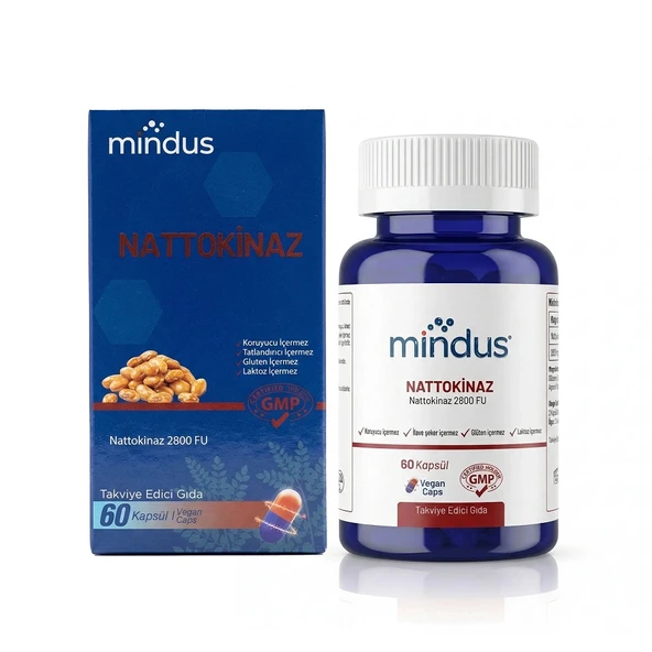 Mindus Nattokinaz 60 Kapsül ürün görseli 1