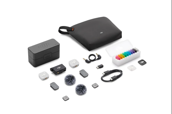 DJI Mic Mini 2 (2TX + 1RX + Şarj Kutusu) | DJI Türkiye Karacasulu Garantili ürün görseli 1
