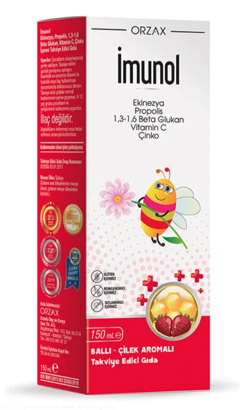 Orzax Imunol Sıvı Form 150 ml ürün görseli 1
