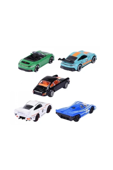 Majorette Porsche 5‘li Araba Seti 8502105002 - Resim 4