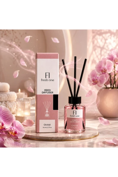 Orchid Çubuklu Oda Kokusu 110 ml Kalıcı Ferah Ev Kokusu ürün görseli 1
