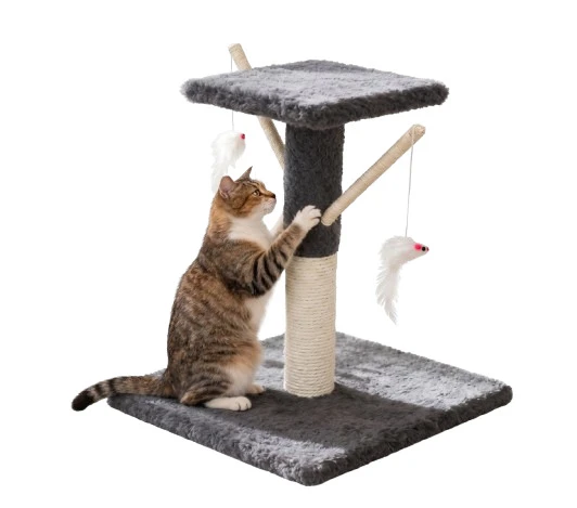 Tommy Teraslı Kedi Tırmalama Çok Renkli 34x34x43 ürün görseli 1