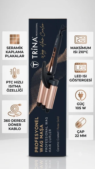 Trina Wag Saç Maşası (22 Mm) 0085 ürün görseli 1