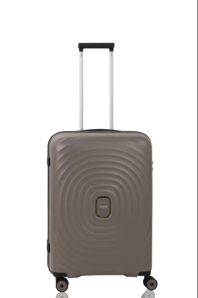 V2407 POLİCARBON VALİZ SİYAH SET - Resim 8