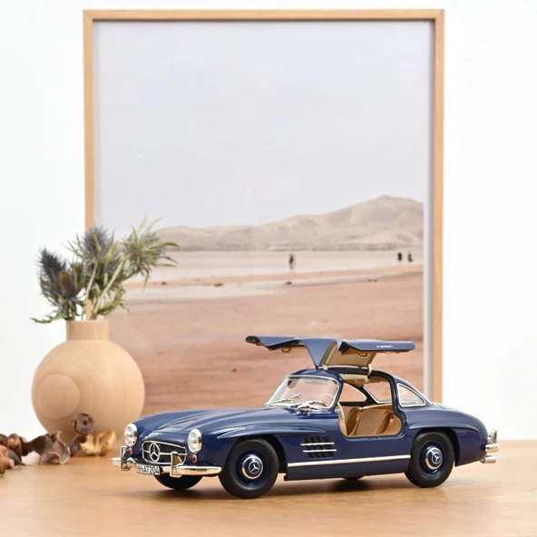 Norev 183852 1/18  Mercedes-Benz 300 SL 1954 Blue ürün görseli 1