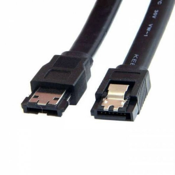 eSATA II Sata 7PIN 3 Gbps Esata to Sata e-sata sata kablo 50cm ürün görseli 1