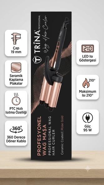 Trina Wag Saç Maşası (19 Mm) 0084 ürün görseli 1