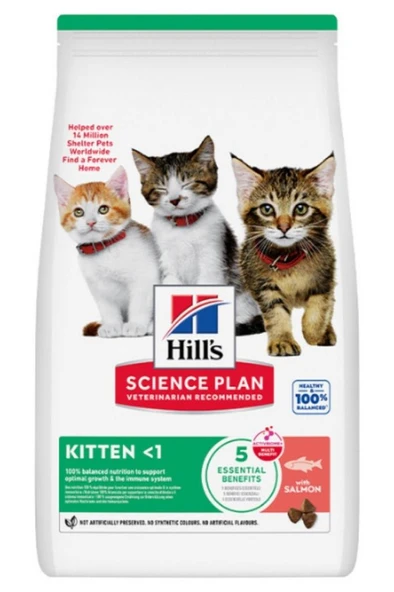 Hill's Scıence Plan Kitten Somonlu Yavru Kedi Maması 1.5 Kg ürün görseli 1