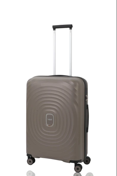 V2407 POLİCARBON VALİZ SİYAH SET - Resim 9